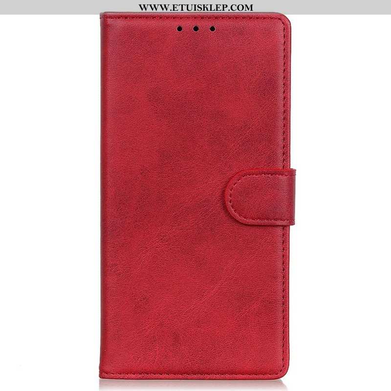 Etui Folio do Oppo Reno 7 Styl Matowej Skóry